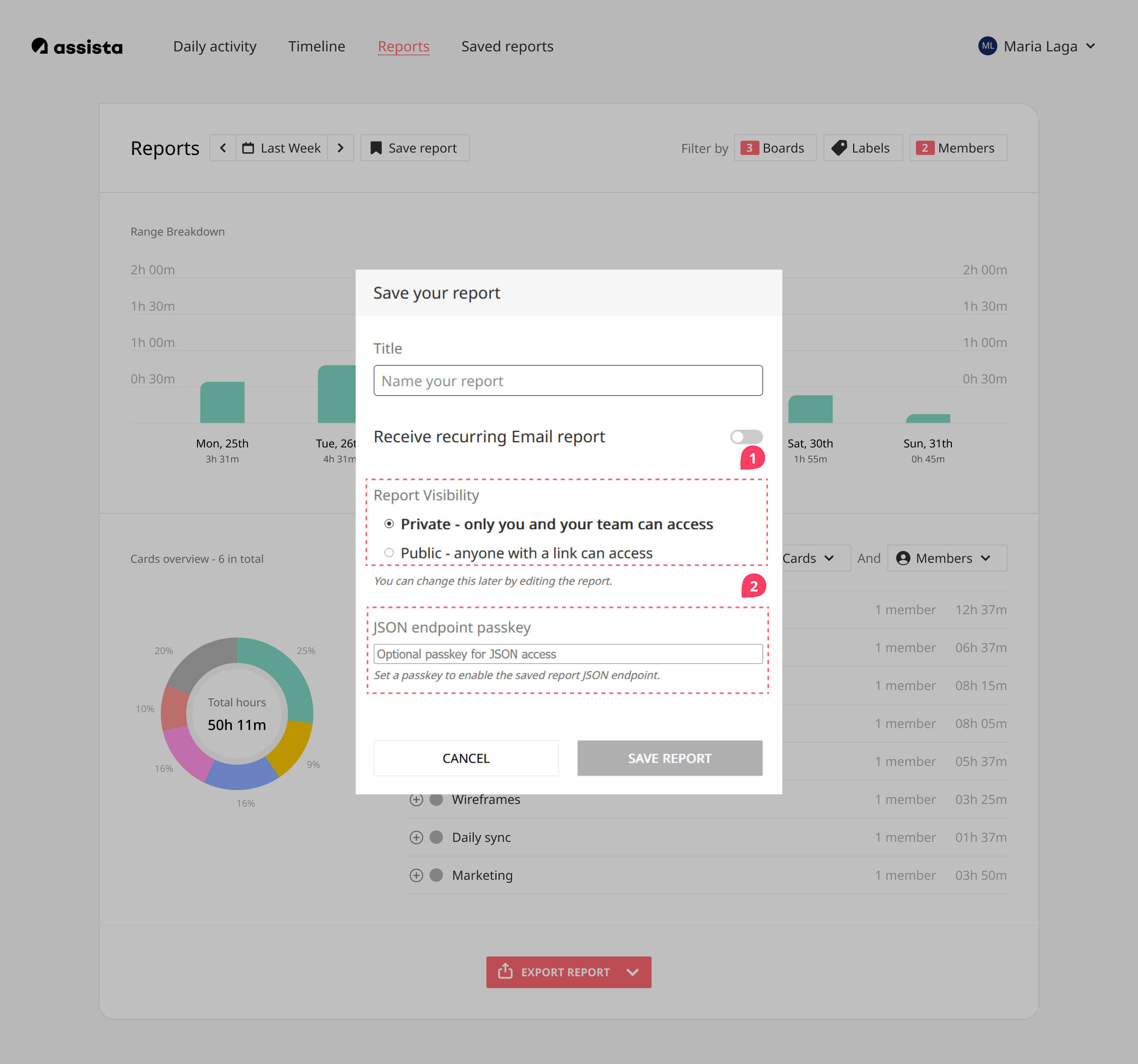 Setting up API access key